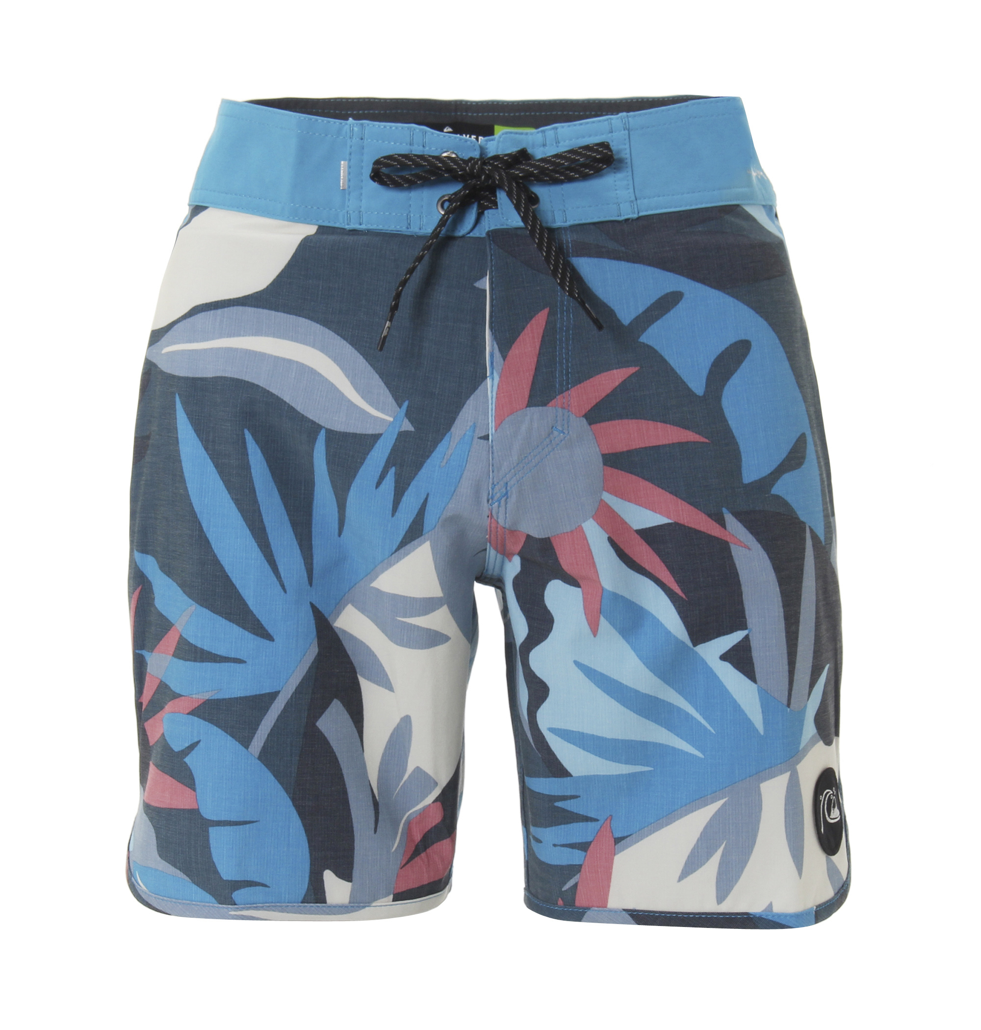 ＜Quiksilver＞ HIGHLINE TROPICAL FLOW 18 多彩な色使いのボタニカル柄が印象的なボードショーツ