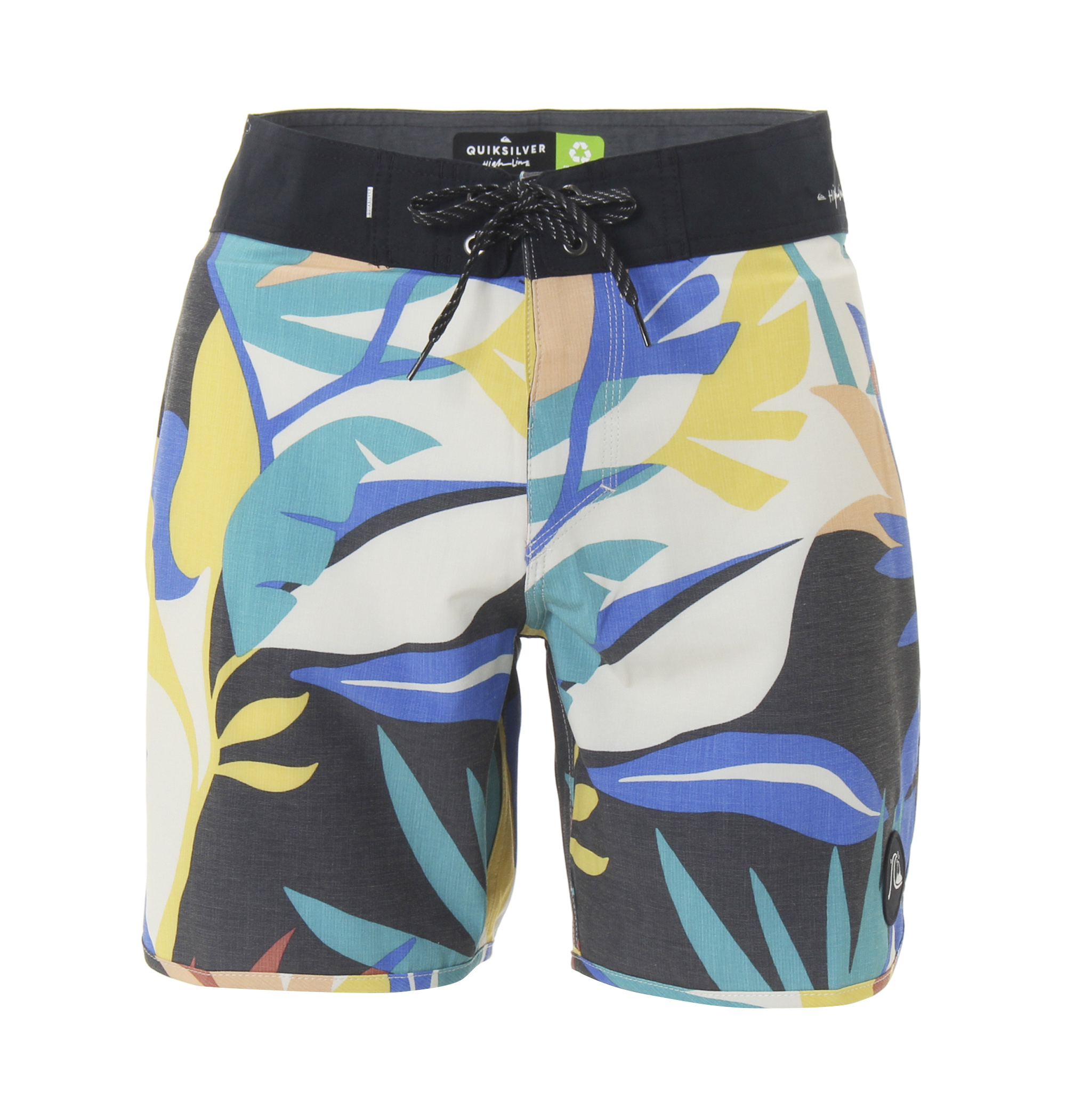 ＜Quiksilver＞ HIGHLINE TROPICAL FLOW 18 多彩な色使いのボタニカル柄が印象的なボードショーツ