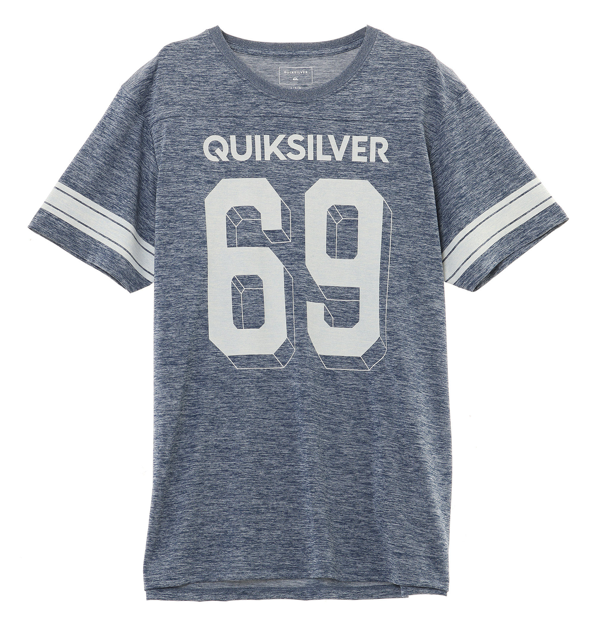 50%OFF！ QP SLEEVE LINE MW SS 丈が長めでゆったりと着ることができるTシャツタイプのラッシュガード画像