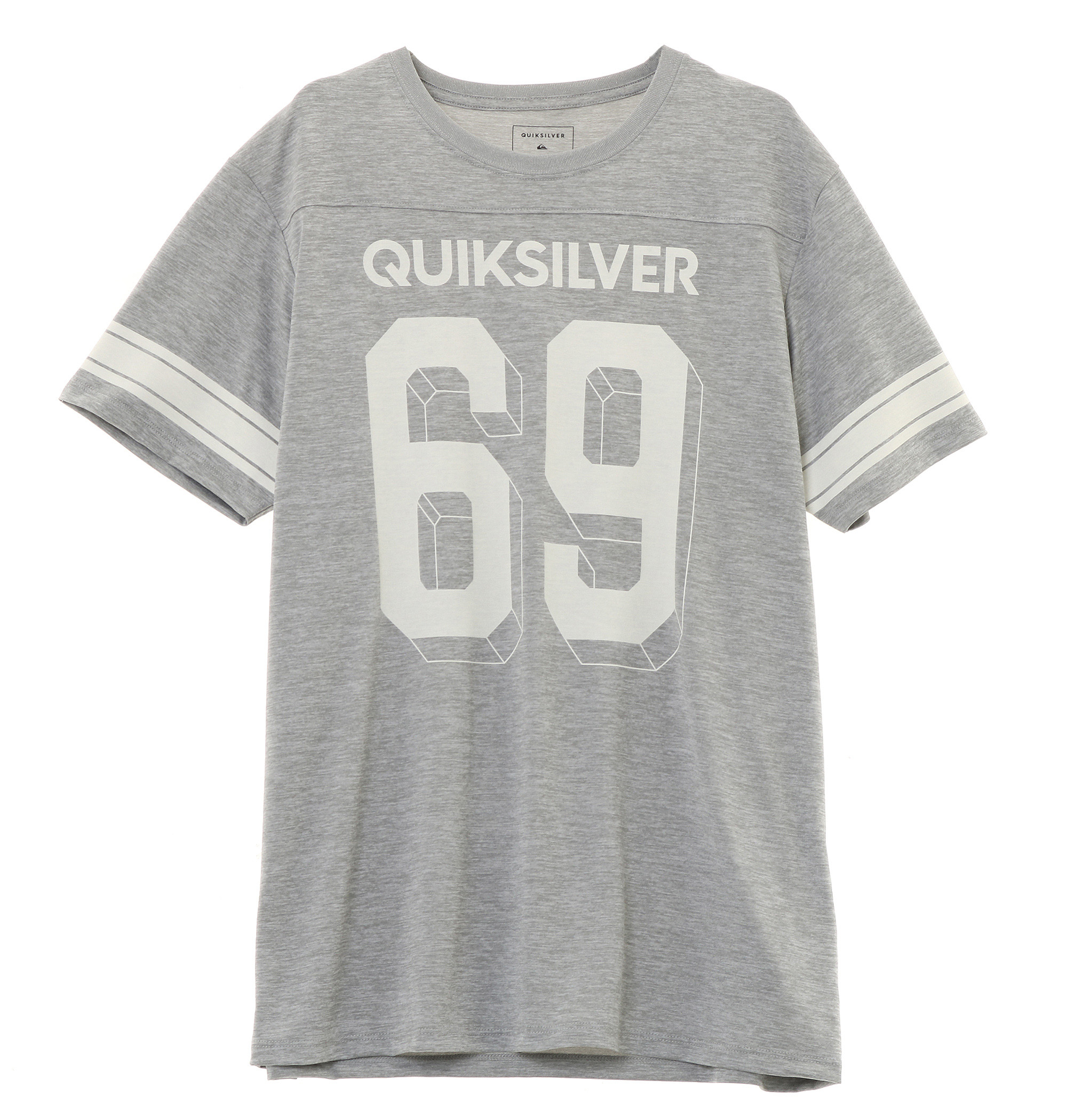 50%OFF！＜Quiksilver＞ QP SLEEVE LINE MW SS 丈が長めでゆったりと着ることができるTシャツタイプのラッシュガード画像