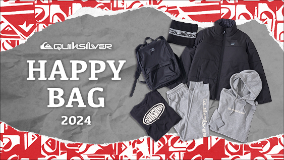 【終了しました。】【福袋 2024】QUIKSILVER HAPPY BAGを予約販売開始